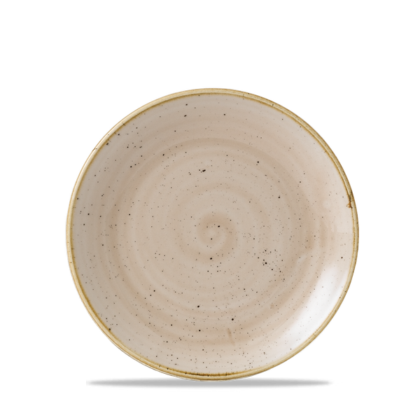 Stonecast Nutmeg Cream Evolve Coupe Plate 6.5" Box 12