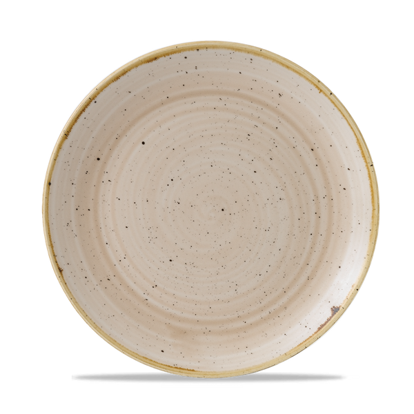 Stonecast Nutmeg Cream Evolve Coupe Plate 8.67" Box 12