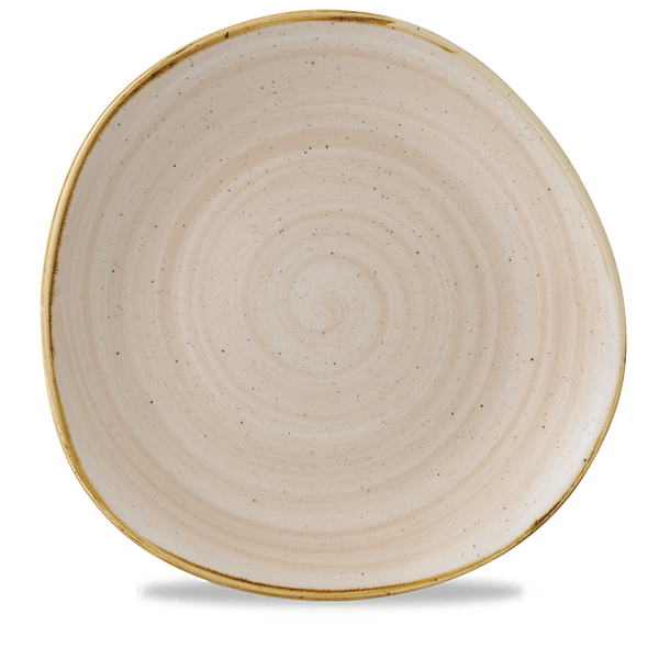 Stonecast Nutmeg Cream Round Trace Plate 11 1/4" Box 12