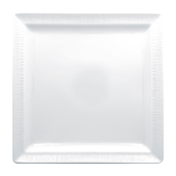 SQUARE FLAT PLATE, 4.7"L, 4.7"W, POLARIS