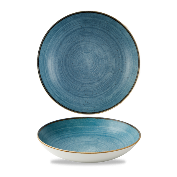 Stonecast Raw Teal  Coupe Bowl 7.25" Box 12