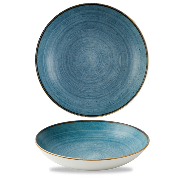 Stonecast Raw Teal Evolve Coupe Bowl 9.75" Box 12