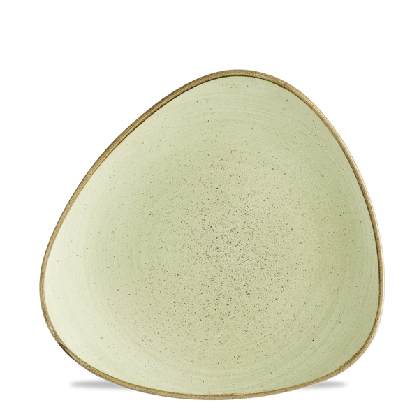 STONECAST RAW GREEN LOTUS PLATE 9" BOX 12