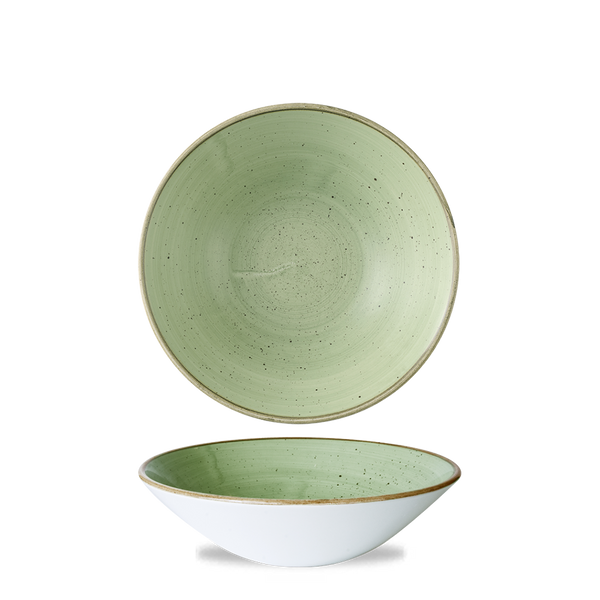 STONECAST SAGE GREEN EVOLVE DEEP COUPE BOWL 7 1/2" BOX 6