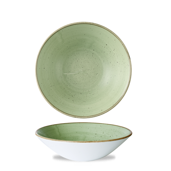 STONECAST SAGE GREEN EVOLVE DEEP COUPE BOWL 8 2/3" BOX 6