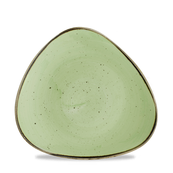 Stonecast Sage Green Triangle Plate 22.9cm 9"