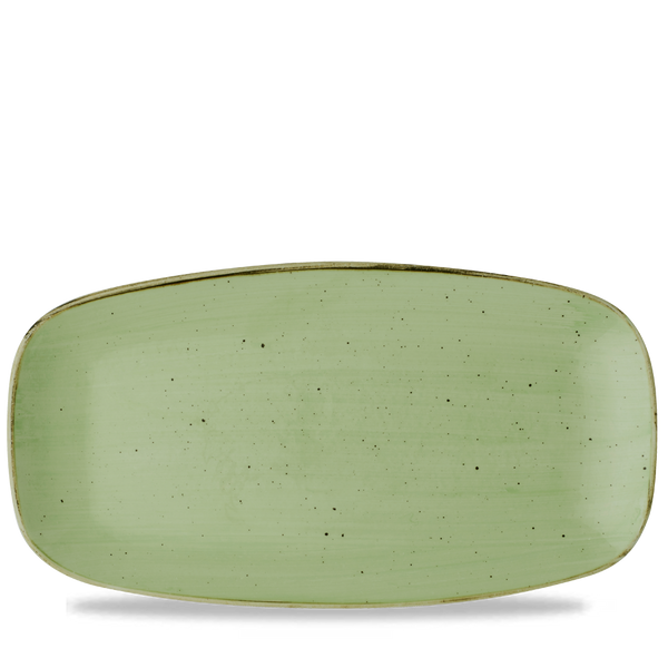 Stonecast Sage Green Chefs' Oblong Plate No.3 29.8 x 15.3cm 11 3/4" x 6"