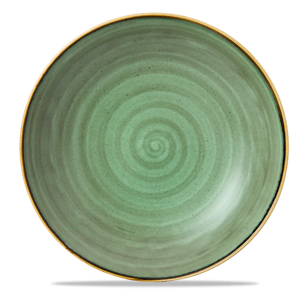 Stonecast Samphire Green Coupe Pasta Bowl 12" Box 6