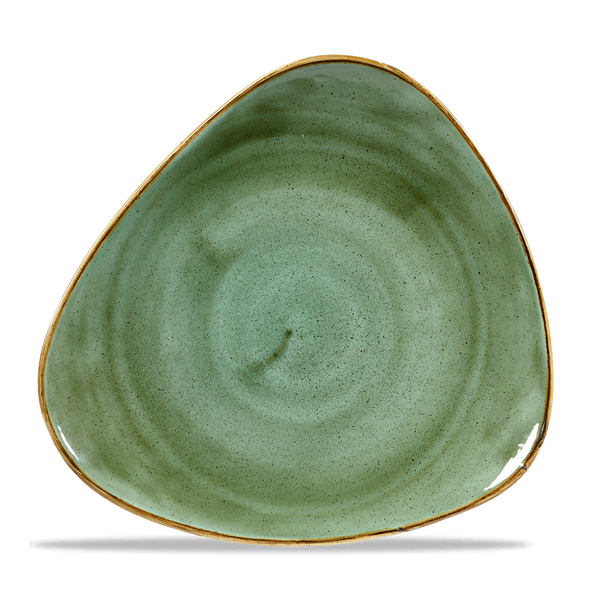 Stonecast Samphire Green Lotus Plate 10" Box 12