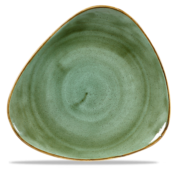 Stonecast Samphire Green Lotus Plate 12" Box 6