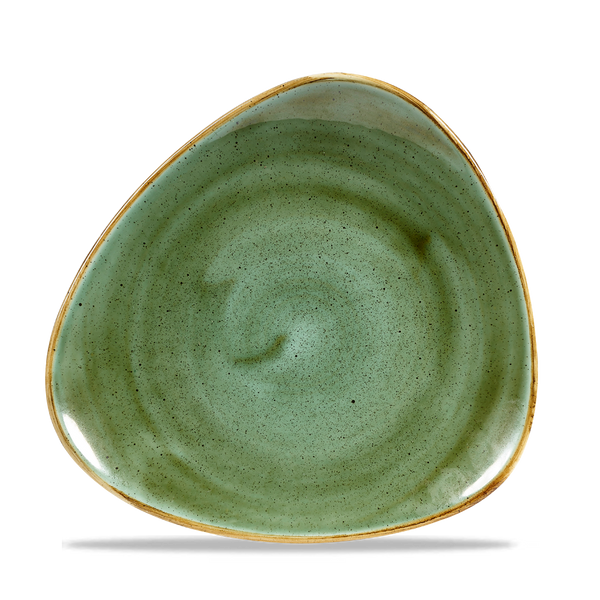 Stonecast Samphire Green Lotus Plate 7" Box 12