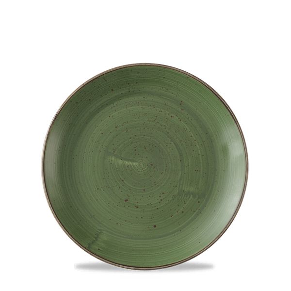 STONECAST SORREL GREEN EVOLVE COUPE PLATE 6.5" BOX 12