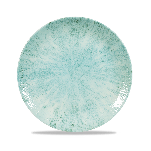 Stone Aquamarine Evolve Coupe Plate 8.67" Box 12