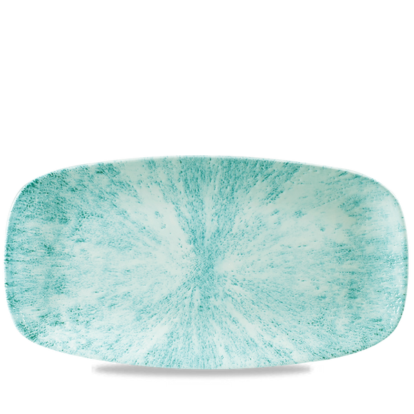 Stone Aquamarine  Chefs Oblong Plate 13 7/8X7 3/8" Box 6