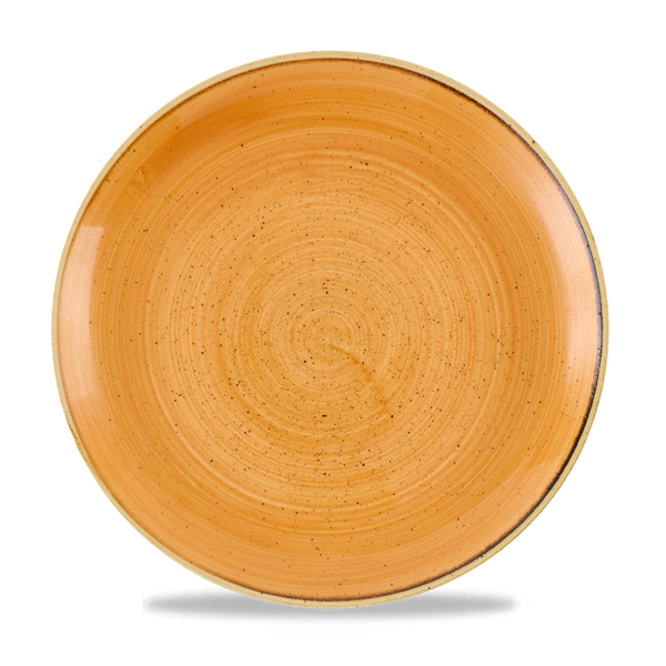 Stonecast Tangerine Coupe Plate 28.8cm 11 1/4" Box 12