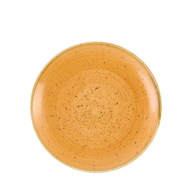 Stonecast Tangerine Coupe Plate  16.5cm 6 1/2" Box 12