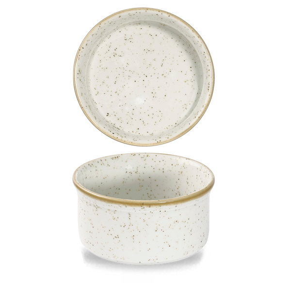 Stonecast Barley White  Large Ramekin 3 1/2" Box 24