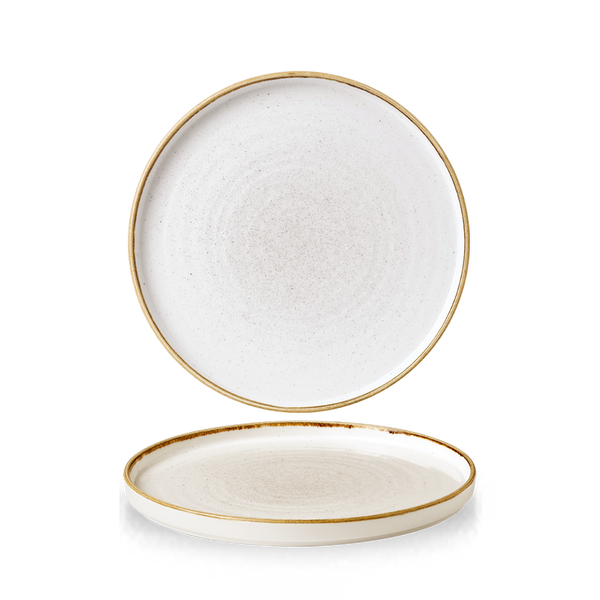 Stonecast Barley White  Walled Plate 8.67" Box 6