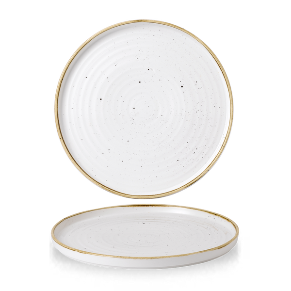 Stonecast Barley White  Walled Plate 11" Box 6