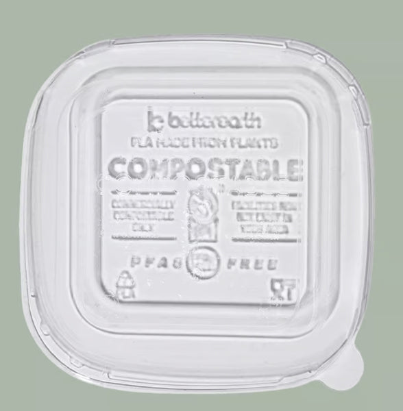 20oz Square Better Bowl Lid, Clear