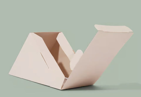 Better Wedge, Compostable Bamboo kraft w/ Clear PLA Window