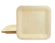 10.2”x10.2” SQUARE WOODEN PLATE