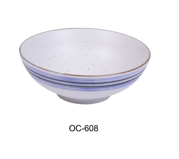 Yanco Ocean Chinaware 8" X 3"H NOODLE BOWL 28 OZ