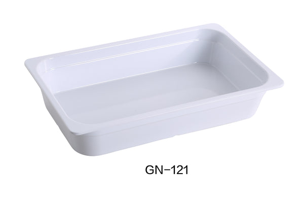 Yanco GN Pan Melamine 20.87" X 12.8" X 3.94" / 530 X 325 X 100mm PAN, GN1/1, 8L