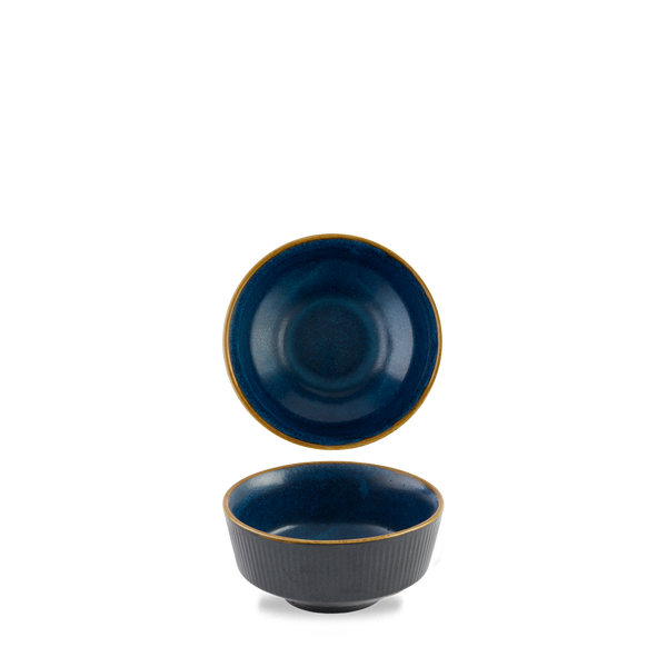 Nourish Tokyo Blue Kochi Soup Bowl 40cl 14oz H: 6.2cm Dia: 13cm 5 1/8" Box 12