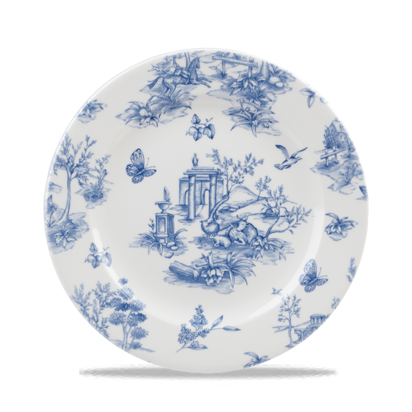 Toile Prague Profile Plate 8" Box 6