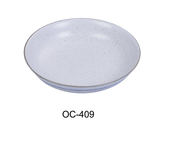 Yanco Ocean Chinaware 9" X 1 1/2"H SALAD / PASTA PLATE 18 OZ