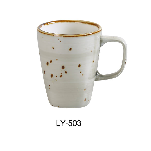 Yanco Lyon Chinaware 3 1/4" X 4" MUG 10 OZ