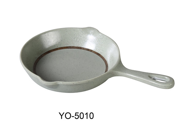 Yanco Yoto Melamine 10" X 6 1/2" X 1 1/2" POT PLATE WITH HANDLE 14 OZ