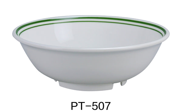 Yanco Pine Tree Melamine 7 1/2" RIM SOUP BOWL 32 OZ, 2 1/2" DEEP