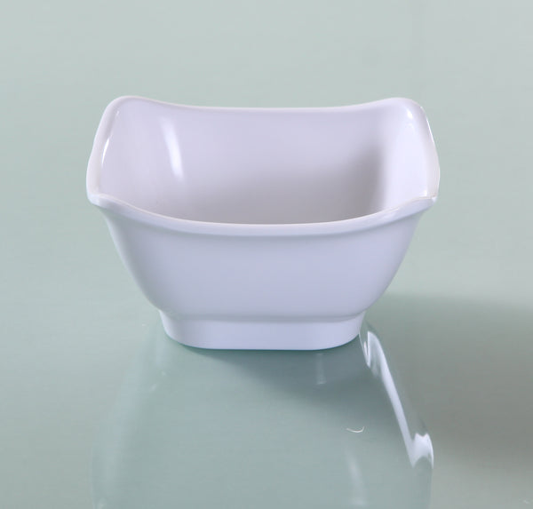 Yanco Osaka Melamine 4 3/4"X 2 1/4"H SQUARE BOWL 10 OZ