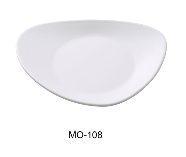 Yanco Moderne Melamine 8" X 6 1/2" TRIANGLE PLATE