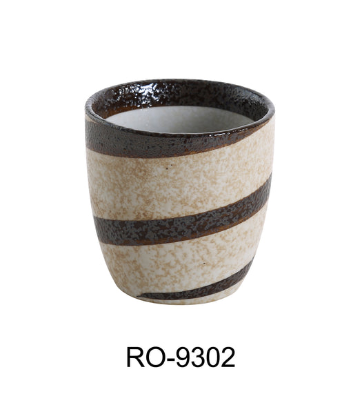 Yanco Rockeye Chinaware 3" x 3" TEA CUP 8 OZ