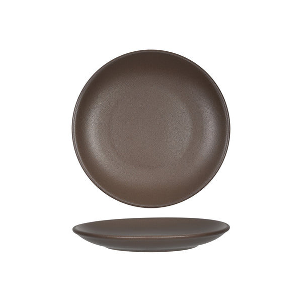 Tuxton Plate 6-1/2" Zion Matte Brown