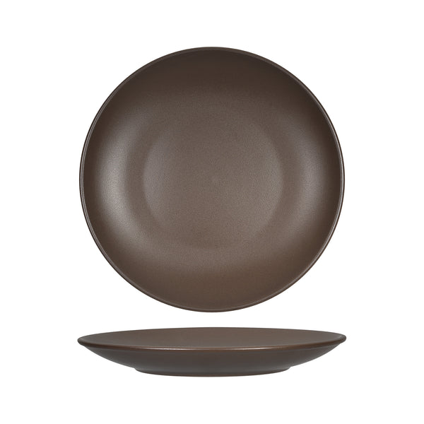 Tuxton Plate 9" Zion Matte Brown