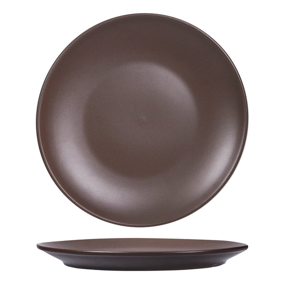 Tuxton Plate 11-3/4" Zion Matte Brown