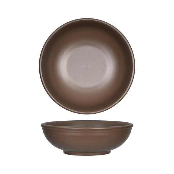 Tuxton Bowl 26 oz Zion Matte Brown