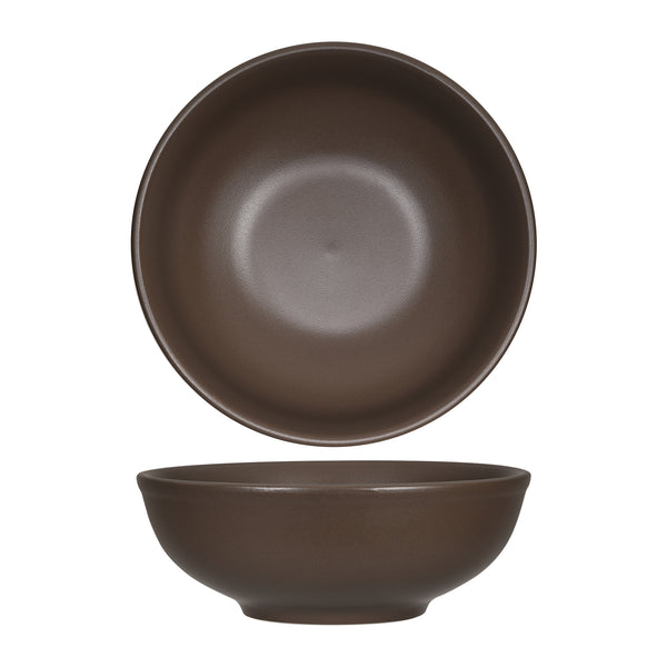 Tuxton Menudo Bowl 58 oz Zion Matte Brown