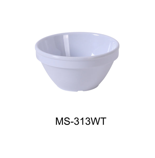 Yanco Milestone Melamine 4 1/4" X 2 1/4"H BOUILLON CUP - 8 OZ WHITE