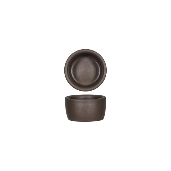 Tuxton Pipkin 2 oz Zion Matte Brown