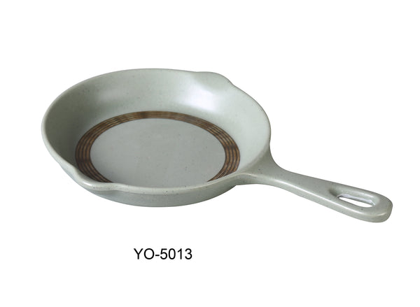 Yanco Yoto Melamine 13" X 8 1/2" X 1 1/2" POT PLATE WITH HANDLE 21 OZ