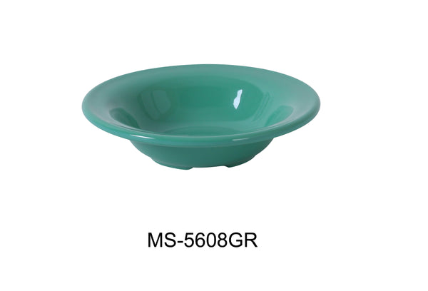 Yanco Milestone Melamine 6" X 1 1/2"H SALAD BOWL - 8 OZ GREEN