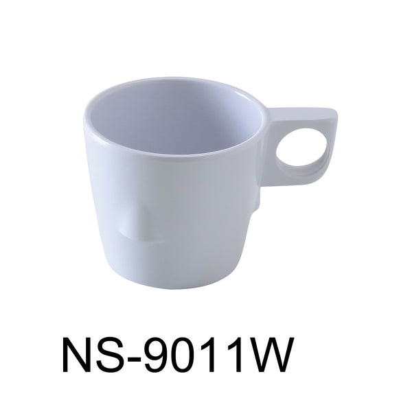 Yanco Nessico Melamine 3" X 2 3/4"H BULBOUS CUP 8 OZ