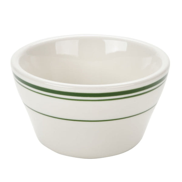 Yanco Green Band Chinaware 4" BOUILLON 7.25 OZ