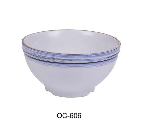 Yanco Ocean Chinaware 6 1/4" X 3 1/4"H RAMEN BOWL 22 OZ