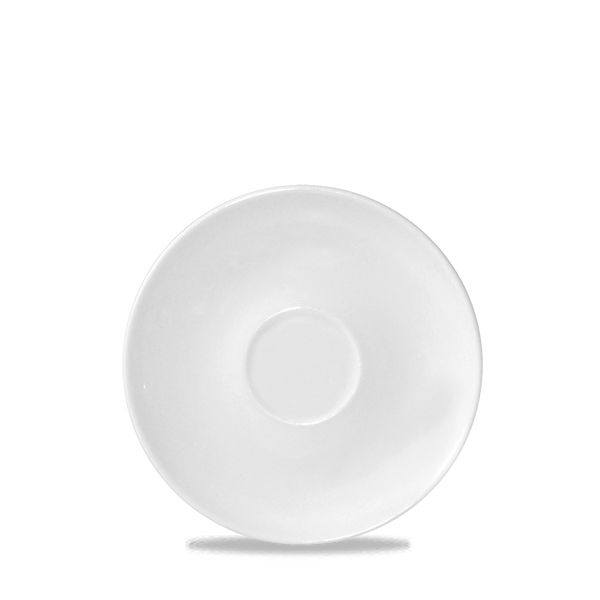 White Ultimo Coupe Saucer Large 6.25" Box 24